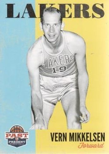 #195 Vern Mikkelsen - Minneapolis Lakers - 2011-12 Panini Past & Present Basketball