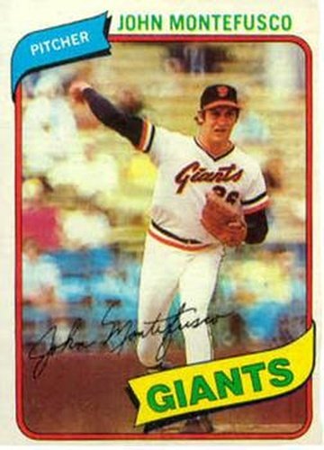 #195 John Montefusco - San Francisco Giants - 1980 Topps Baseball