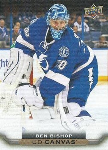 #C195 Ben Bishop - Tampa Bay Lightning - 2015-16 Upper Deck - UD Canvas Hockey