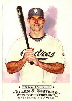 #195 Kevin Kouzmanoff - San Diego Padres - 2009 Topps Allen & Ginter Baseball