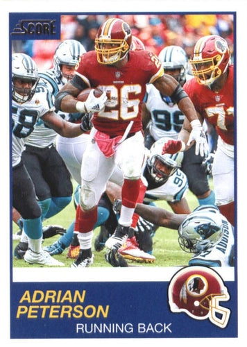 #195 Adrian Peterson - Washington Redskins - 2019 Score Football
