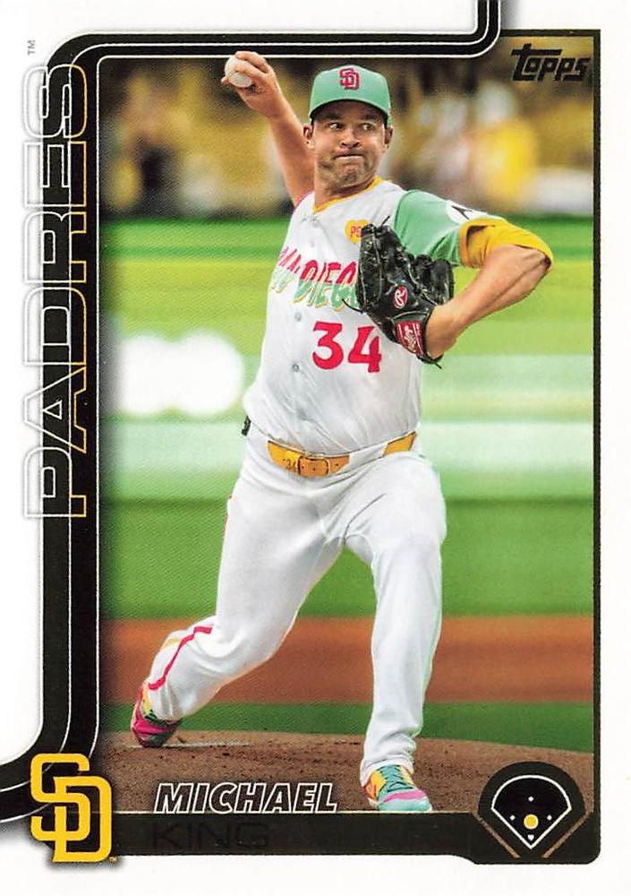 #195 Michael King - San Diego Padres - 2025 Topps Baseball