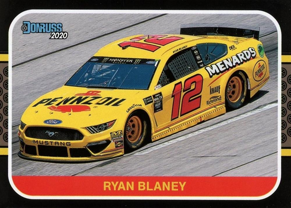 #195 Ryan Blaney - Team Penske - 2020 Donruss Racing