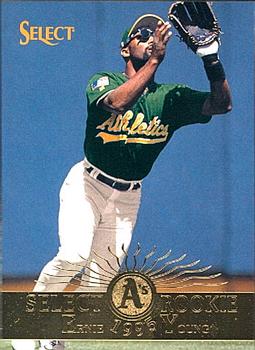 #195 Ernie Young - Oakland Athletics - 1995 Select Baseball