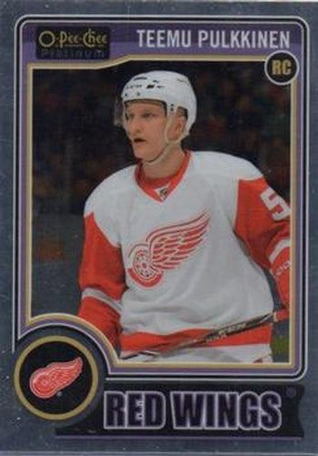 #195b Teemu Pulkkinen - Detroit Red Wings - 2014-15 O-Pee-Chee Platinum Hockey