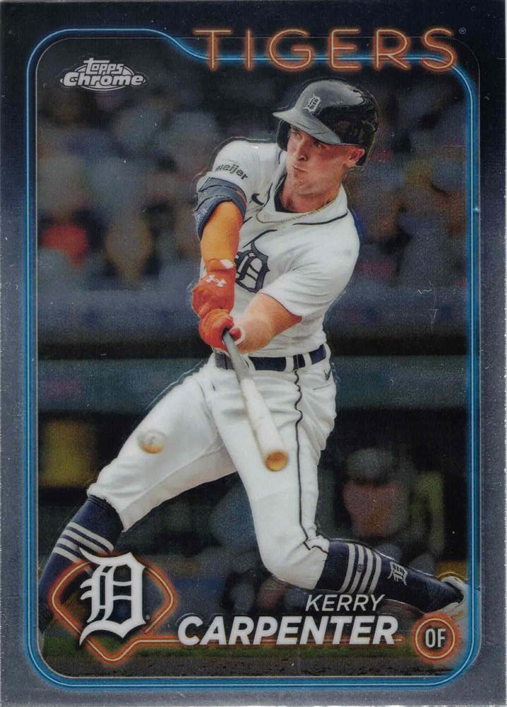 #196 Kerry Carpenter - Detroit Tigers - 2024 Topps Chrome Baseball