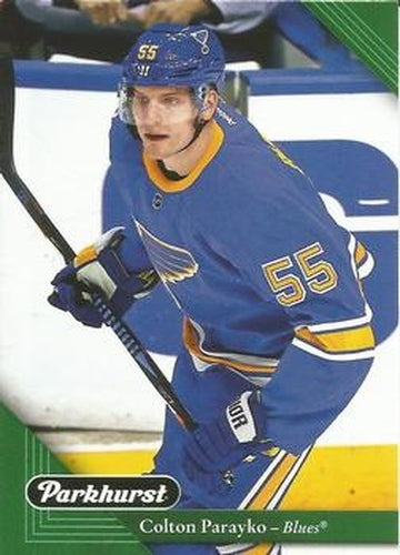 #196 Colton Parayko - St. Louis Blues - 2017-18 Parkhurst Hockey