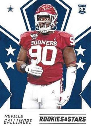 #196 Neville Gallimore - Dallas Cowboys - 2020 Panini Rookies & Stars Football