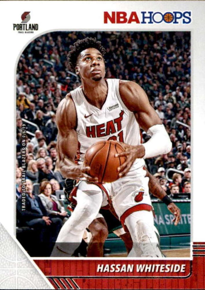 #196 Hassan Whiteside - Portland Trail Blazers - 2019-20 Hoops Basketball