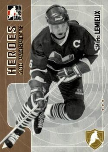 #196 Mario Lemieux - Laval Voisins - 2005-06 In The Game Heroes and Prospects Hockey