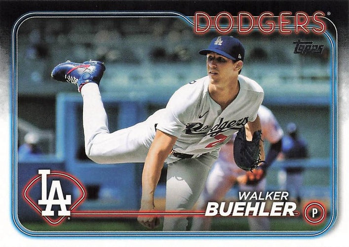 #196 Walker Buehler - Los Angeles Dodgers - 2024 Topps Baseball