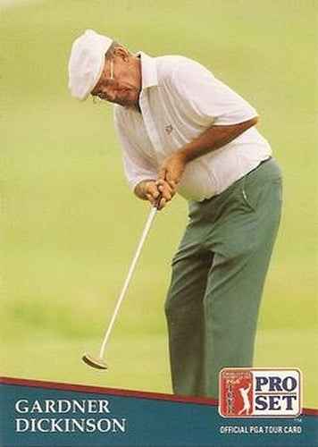 #196 Gardner Dickinson - 1991 Pro Set PGA Tour Golf