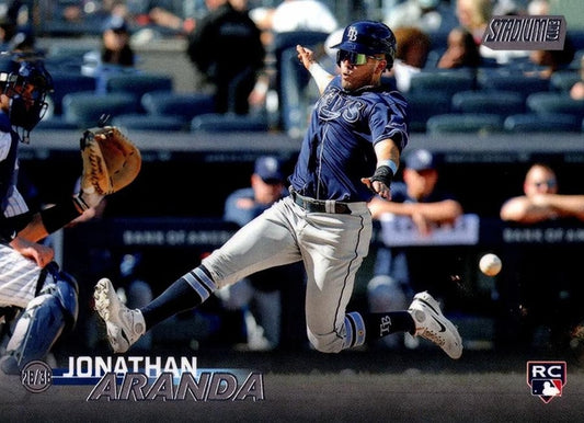 #196 Jonathan Aranda - Tampa Bay Rays - 2023 Stadium Club Baseball