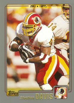 #196 Stephen Davis - Washington Redskins - 2001 Topps Football