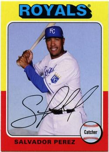 #196 Salvador Perez - Kansas City Royals - 2019 Topps Archives Baseball