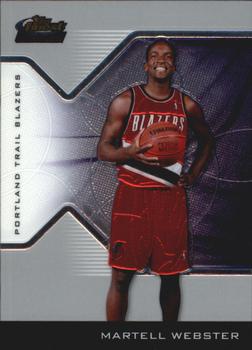 #196 Martell Webster - Portland Trail Blazers - 2004-05 Finest Basketball