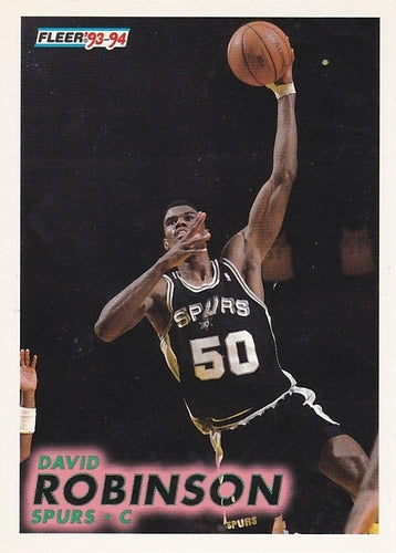 #196 David Robinson - San Antonio Spurs - 1993-94 Fleer Basketball