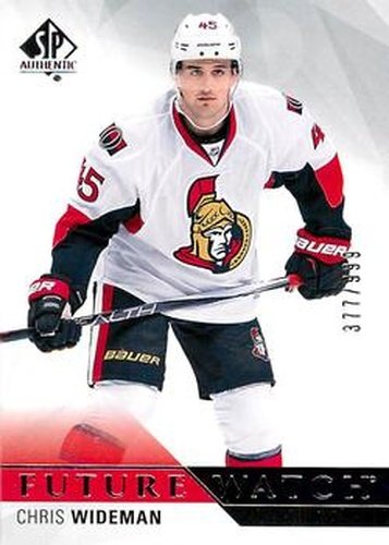 #196 Chris Wideman - Ottawa Senators - 2015-16 SP Authentic Hockey