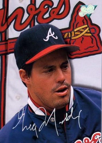 #196 Greg Maddux - Atlanta Braves - 1993 Studio Baseball