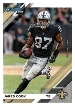 #196 Jared Cook - New Orleans Saints - 2019 Donruss Football