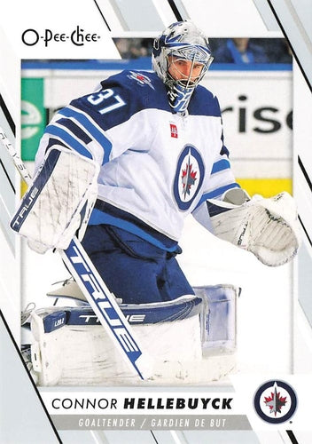 #196 Connor Hellebuyck - Winnipeg Jets - 2023-24 O-Pee-Chee Hockey