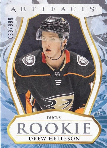 #196 Drew Helleson - Anaheim Ducks - 2023-24 Upper Deck Artifacts Hockey
