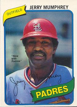 #196 Jerry Mumphrey - San Diego Padres - 1980 O-Pee-Chee Baseball
