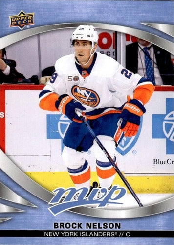 #196 Brock Nelson - New York Islanders - 2023-24 Upper Deck MVP - Ice Battles Hockey