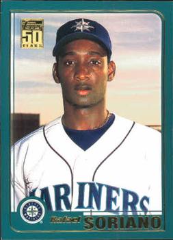 #T196 Rafael Soriano - Seattle Mariners - 2001 Topps Traded & Rookies Baseball
