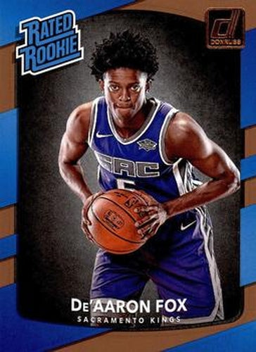 #196 De'Aaron Fox - Sacramento Kings - 2017-18 Donruss Basketball