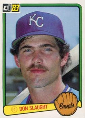#196 Don Slaught - Kansas City Royals - 1983 Donruss Baseball