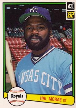 #196 Hal McRae - Kansas City Royals - 1982 Donruss Baseball