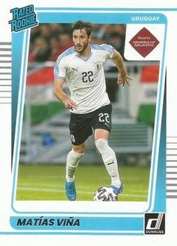 #196 Matias Vina - Uruguay - 2021-22 Donruss Road to FIFA World Cup Qatar 2022 Soccer
