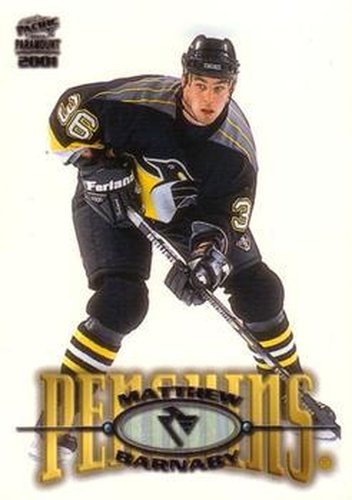 #196 Matthew Barnaby - Pittsburgh Penguins - 2000-01 Pacific Paramount Hockey