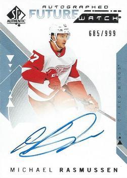 #196 Michael Rasmussen - Detroit Red Wings - 2018-19 SP Authentic Hockey