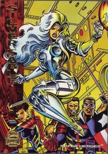 #196 Silver Sable - 1994 Fleer Marvel Universe