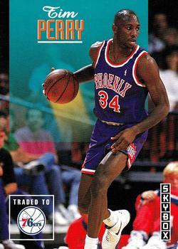 #196 Tim Perry - Philadelphia 76ers - 1992-93 SkyBox Basketball