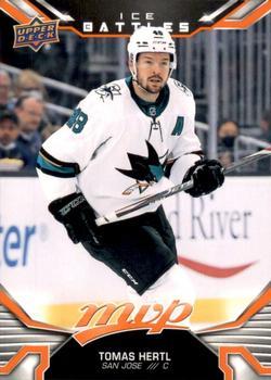#196 Tomas Hertl - San Jose Sharks - 2022-23 Upper Deck MVP - Ice Battles Hockey