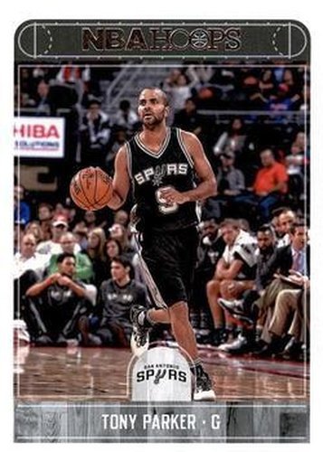 #196 Tony Parker - San Antonio Spurs - 2017-18 Hoops Basketball