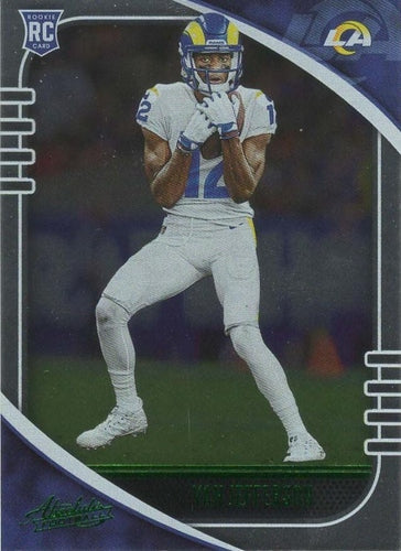 #196 Van Jefferson - Los Angeles Rams - 2020 Panini Absolute - Green Football