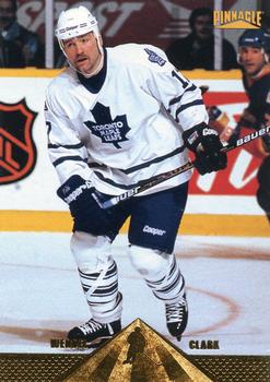 #196 Wendel Clark - Toronto Maple Leafs - 1996-97 Pinnacle Hockey