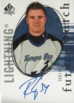 #196 Ryan Craig - Tampa Bay Lightning - 2005-06 SP Authentic Hockey