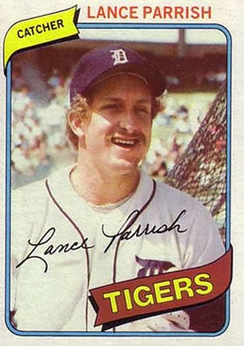 #196 Lance Parrish - Detroit Tigers - 1980 Topps Baseball