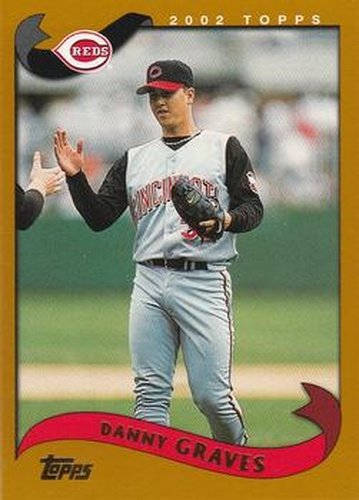 #196 Danny Graves - Cincinnati Reds - 2002 Topps Baseball