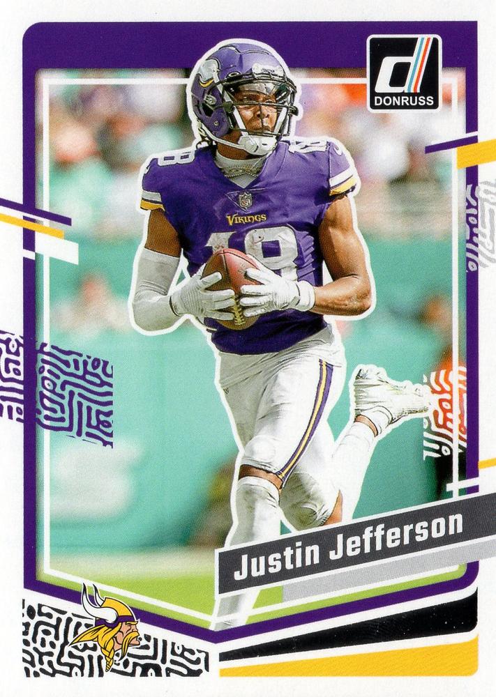 #196 Justin Jefferson - Minnesota Vikings - 2023 Donruss Football