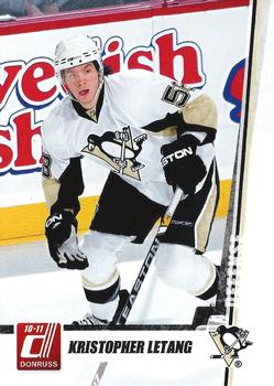 #197 Kristopher Letang - Pittsburgh Penguins - 2010-11 Donruss Hockey