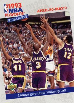 #197 Lakers Give Suns Wake-Up Call - Phoenix Suns / Los Angeles Lakers - 1993-94 Upper Deck Basketball