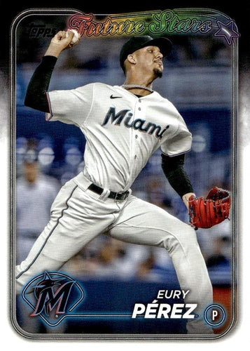 #197 Eury Pérez - Miami Marlins - 2024 Topps Baseball