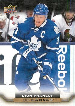 #C197 Dion Phaneuf - Toronto Maple Leafs - 2015-16 Upper Deck - UD Canvas Hockey
