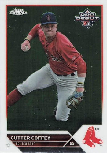 #PDC-197 Cutter Coffey - FCL Red Sox - 2023 Topps Pro Debut - Chrome Baseball